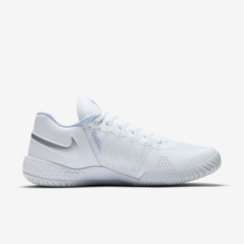 Nike Court Flare 2 - Tennissko - Hvide/Metal Sølv | DK-33123